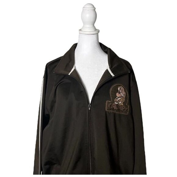 Disney Grumpy Dwarf Track Style Zip Up Jacket Women’s Large - Picture 2 of 12